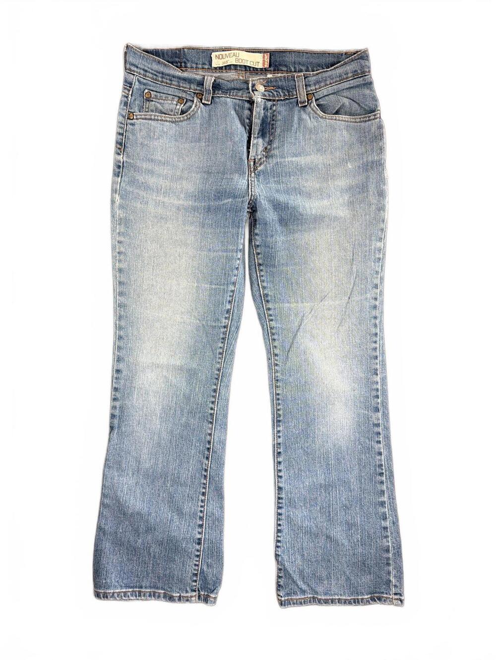 Vintage Levi's Nouveau 315 Women's Medium Wash Boot Cut Jeans - Size 8